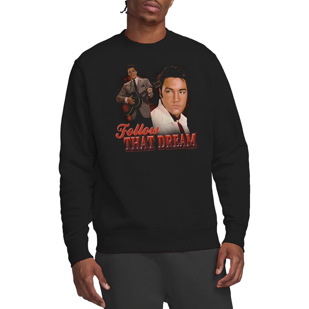 Elvis Presley Unisex Adult Follow That Dream Sweatshirt
