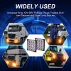 X-STYLE Truck Warning Strobe Light, Amber, HI, lo, Strobe, Emergency Flashing, Warning, 12 V,