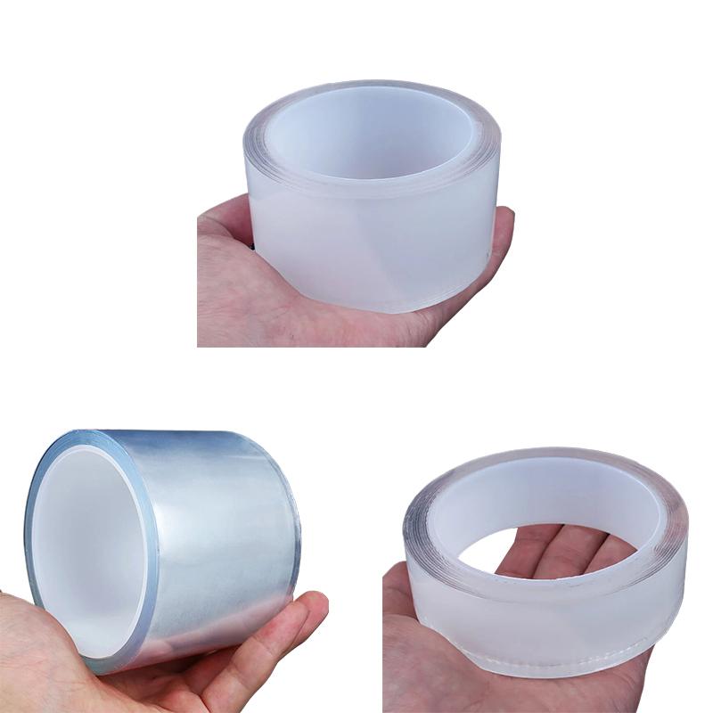 1Pcs Car Door Edge Transparent Protective Film Anti Scratch Nano Tape Auto Trunk Sill Scuff Door Edge Protector Film Stickers