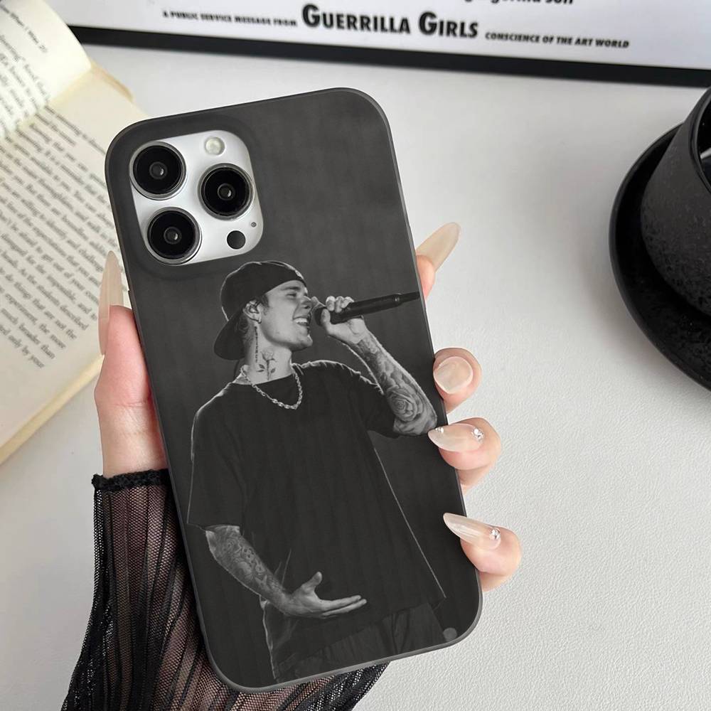 Sänger Justin B-Bieber Handyhülle Für IPhone 11 12 13 14 15 16 17 Pro Max PLUS Pro Wave Wellige Silikonhülle