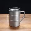 1Pc Retro Old Coffee Water Cup Industrial Style Oil Barrel Mug Outdoor Camping Picnic Beer Mug Drinking Utensils Stainless Stee