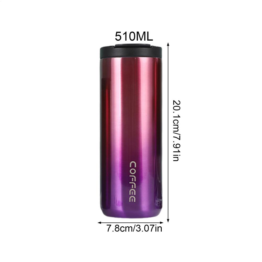 

Insulated Cup Stainless Steel Thermal Cup Leakproof Thermal Bottle For School Business Travel Sports Home Outdoor Gym Camping A