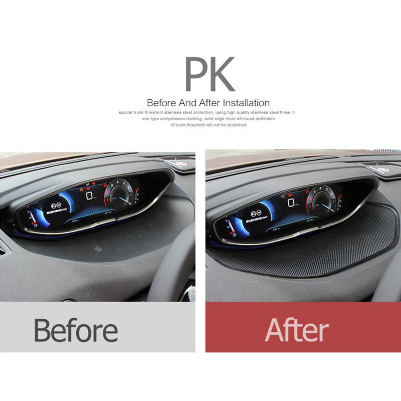 For Peugeot 3008 5008 GT 2016 2017 2018 2019 2020 2021 2022 2023 Car Dashboard Anti-Slip Pad Display Meter Mats Accessories