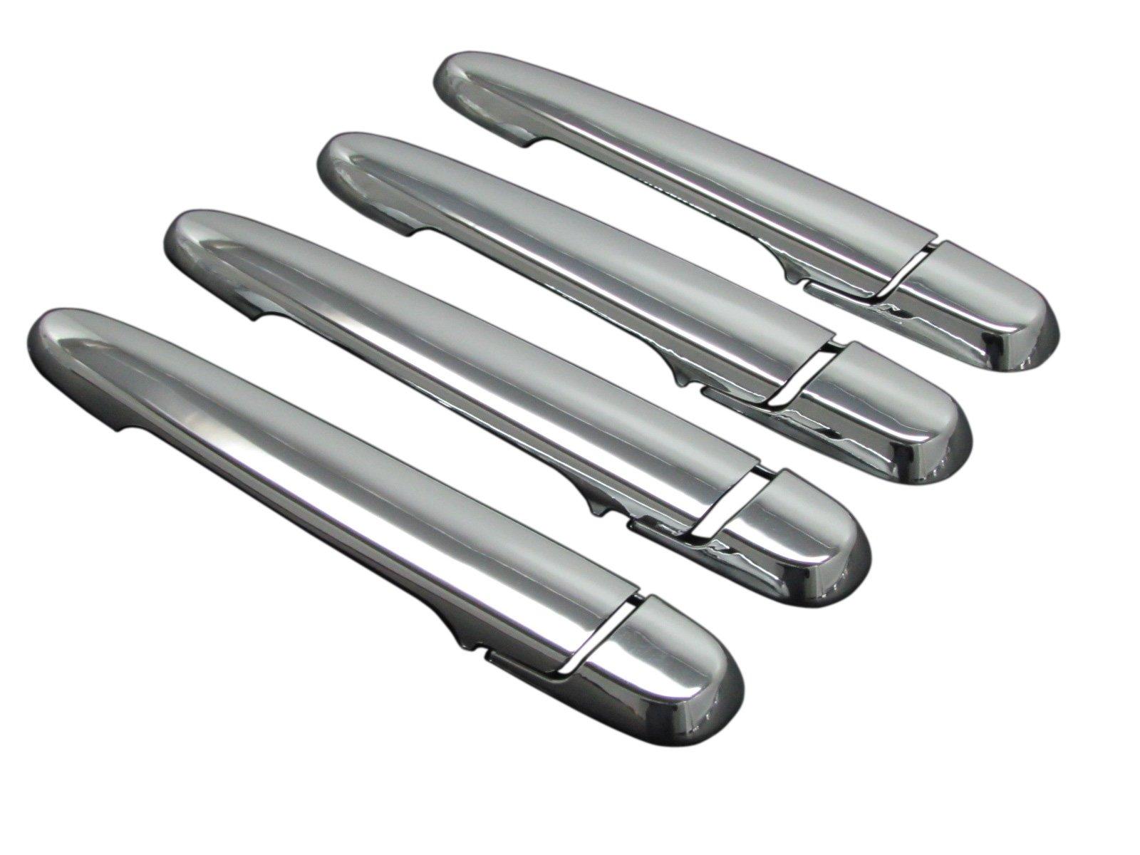 

BRIGHTZ Chrome Door Handle Covers and Knobs Set C for Tanto Custom Compatible with and 610 Tanto Customs LA600S/LA610S [TNT600-NOBU-FS-AD2AE0FG2] LA,