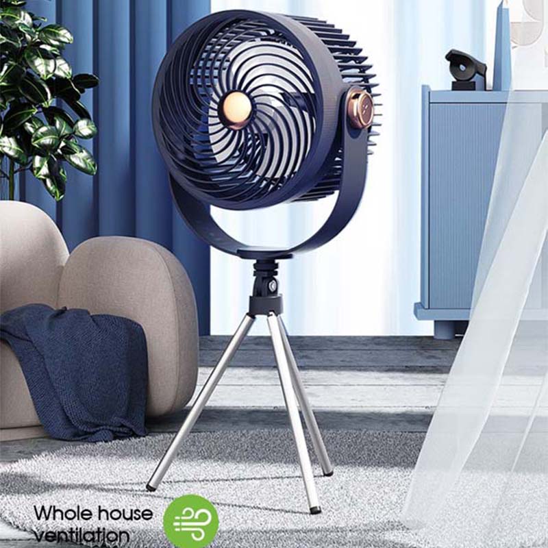 New Arrivals Large Battery Rechargeable Floor Standing Fan Multifunctional Air Circulation Portable Outdoor Electric USB Cooling