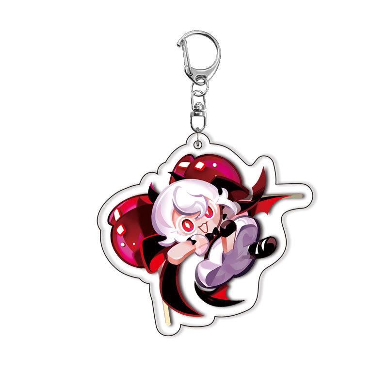 

Running Gingerman Rush Cookie Run Kingdom Game Acrylic Keychain Anime Accessory Pendant Layered Design 55mm