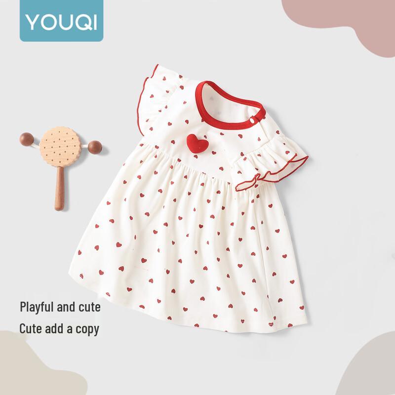 Youqi Baby Girls' Sleeveless Polka Dot Princess Dress