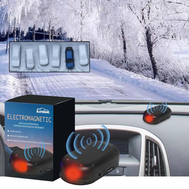 Solar Car Snow Melter Ice Remover Auto Defroster Windshield Winter Tool Solar Powered Rechargeable Battery 55Mah Fast Melt Cold