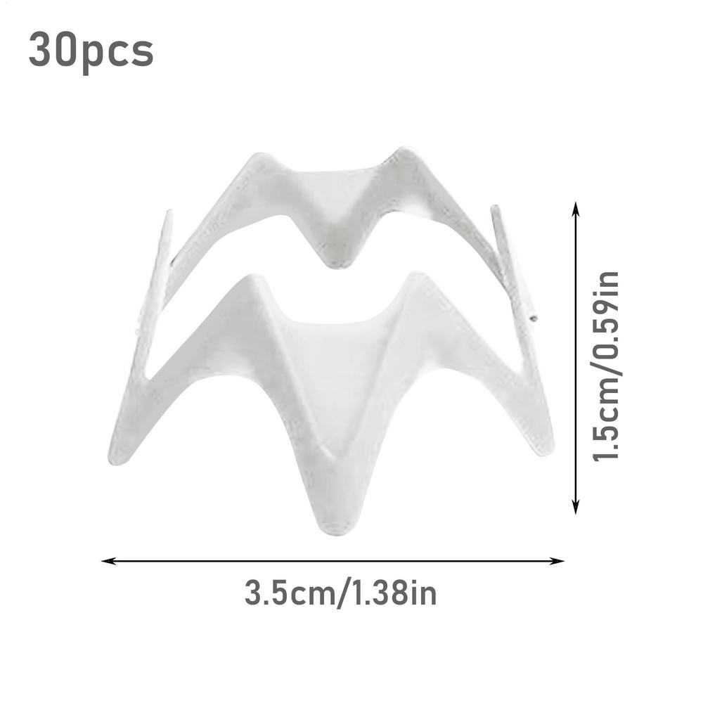 

30pcs Golfs Simulator Tees Small Simulator Practice Ball Tees Golfs Training Accessories For Home Outdoor Indoor Driving Range белый
