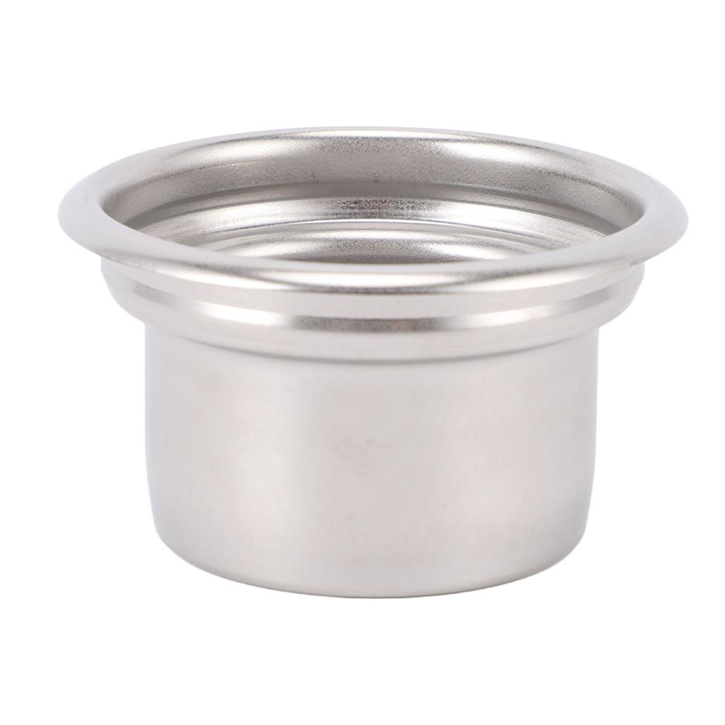 58mm Non Pressurized Filter Basket Single Layer Stainless Steel Portafilter Basket Coffee Machine Accessory for 4
