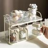 Double-layer Organizer Shelf Simple Design Condiment Shelf Space Saving Counter Organizer  Bathroom