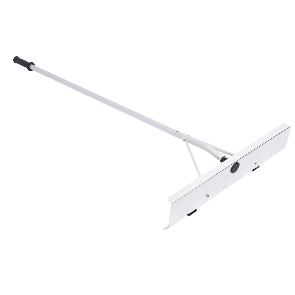Telescoping Snow Roof Rake with Wheels Adjustable 20ft Extendable Handle Detachable Aluminium