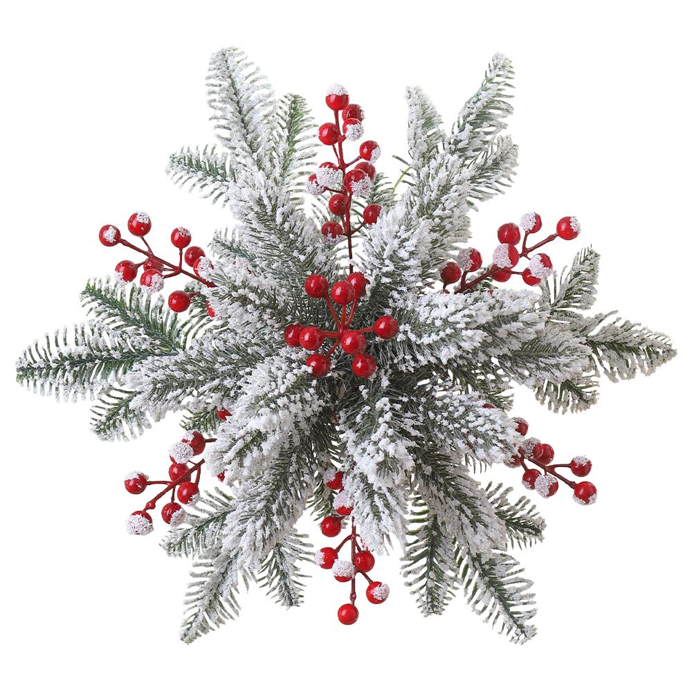 

42CM Christmas Decoration Garland Artificial Pine Branches Berry for Christmas Tree Decoration Pendant for Home Decor New Year