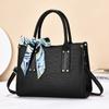 Tote Bag Women's Crossbody Bag Urban Minimalist Style PU Material Large Size Zipper Opening Soft Shape Square Daily Handbags