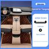 Eco-Friendly Leather Floor Mats for Hongqi Tiangong 08: Full Coverage Interior Protection