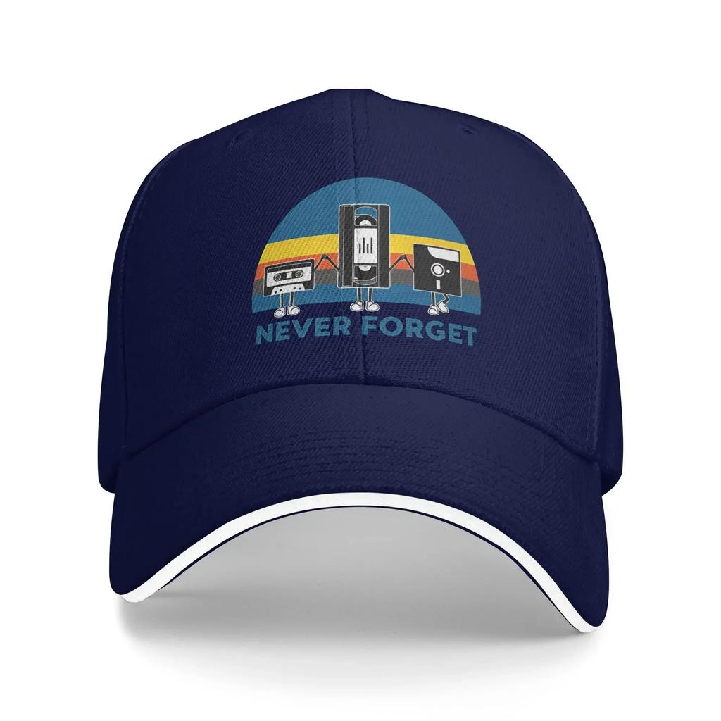 Never Forget Sarcastic Casual Baseball Cap Summer  Trucker Hat Sun Visor Hunting Hip Hop Hats UnisexTeens Fashion Baseball Caps