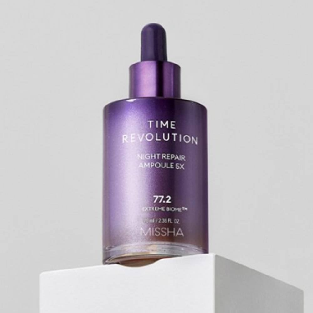 MISSHA Time Revolution Night Repair Ampoule 5X – Fermented Complex Ampoule 70ml