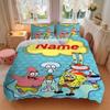 Set Biancheria da Letto SpongeBob SquarePants 3 Pezzi Copripiumone Regalo per Camera da Letto, Include Nessuna Imbottiturajt083