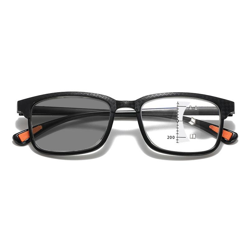 New Stylish Multifocal Photochromic Reading Glasses for Men Women Anti Blue Light Progressive Glasses of View Far and Close
