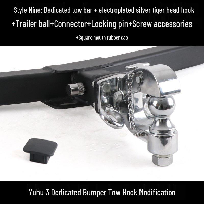 Ford Ranger JMC Dadiyu Huhu 3 Trailer Hitch Rear Tow Hook - Detachable for Towing