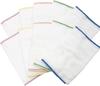 Oboro Towel Face Gentle Suitable for Babies and Made In 34 X 85 Cm Towels, 10-Pack, Quick-Drying, Thin, Fluffy, Touch, Infants, Japan,