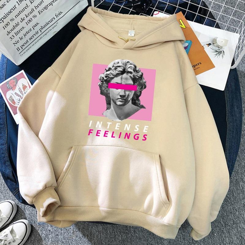Intense Feelings Funny Hot Sale Hoodies Womens B