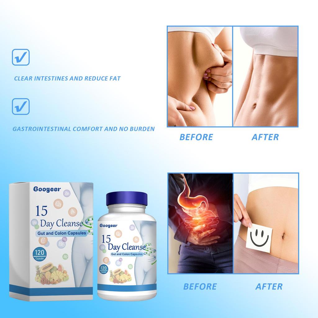 Googeer Kapsułki do Oczyszczania Jelit