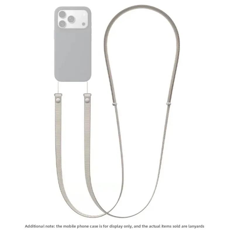 Prémiový magnetický pletený popruh pro originální iPhone 17 Pro Max 17 Air Phone crossbody šňůrka proti ztrátě Apple popruh