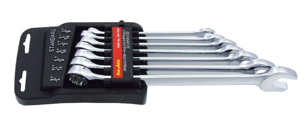 Combination Wrench Set Pro-Auto 7-Piece (Inch) CW-7AS