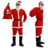 Santa Suit Christmas Santa Clauses Costume for Men Women Adults 3/4/5/6/7 Santa Costume Outfits Funny Santa Bear Hat