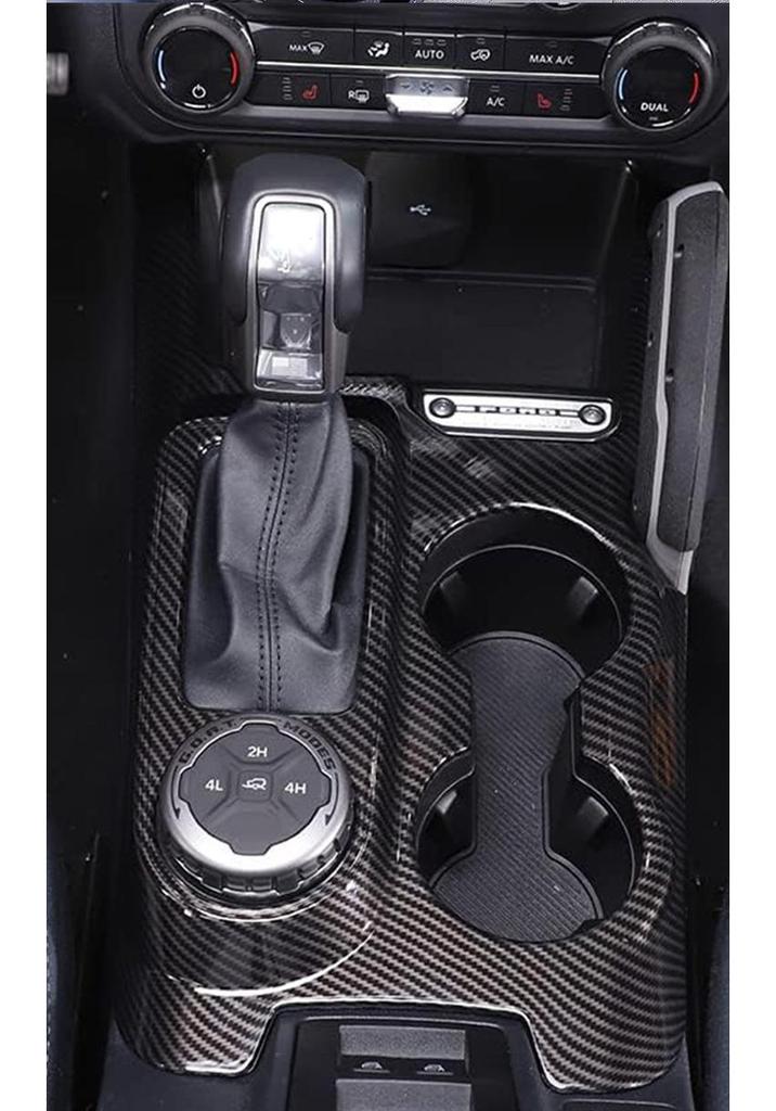 Carbon Fiber Gear Shift Frame for Ford Bronco - Interior Modification Accessory