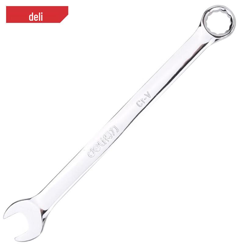 Deli Mirror-Polished Chrome Vanadium Combination Wrench