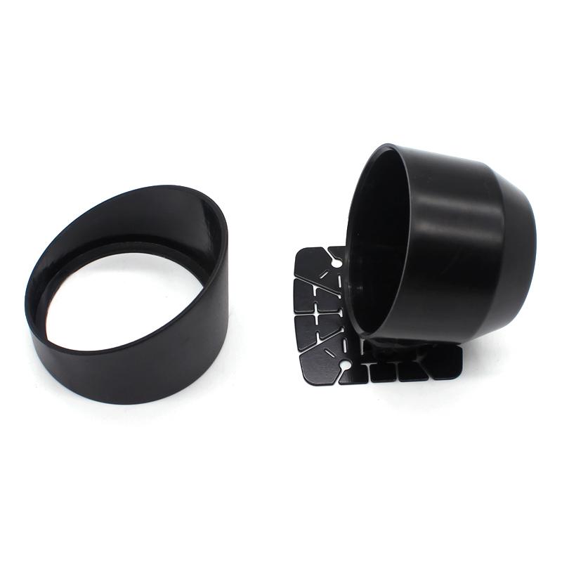 DEFT Gauge Pod 60mm Universal Gauge Cup Car Mount Holder Plastic Single Auto Car Meter Pods Dash Pod Mount Bracket Adjustable