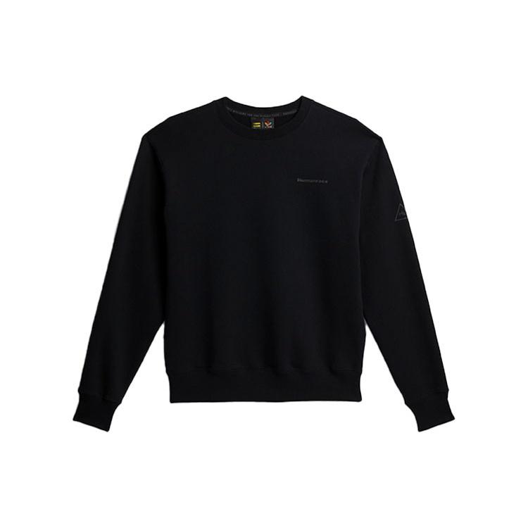 adidas originals x Fei Dong Pw Bas Crew Sports Ribbed Round Neck Pullover Unisex Black GT4329 S