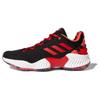 Pro Bounce 2018 Resistente à Abrasão Respirável Cano Baixo Tênis de Corrida Unissex Preto Vermelho F36943