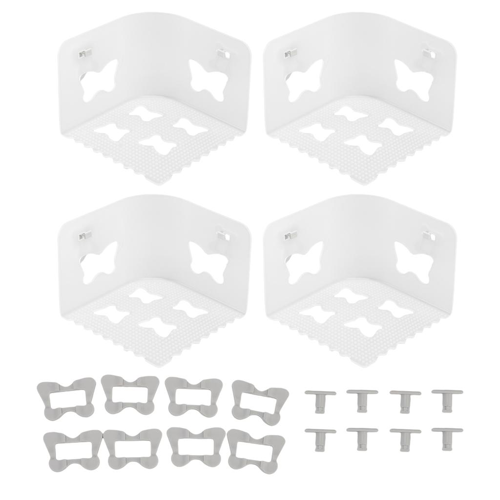 4pcs Bed Sheet Holders Invisible Butterfly Snaps Plastic Bed Sheet Clamps for Preventing Sheet Sliding Plastic Bed Sheet Clamps