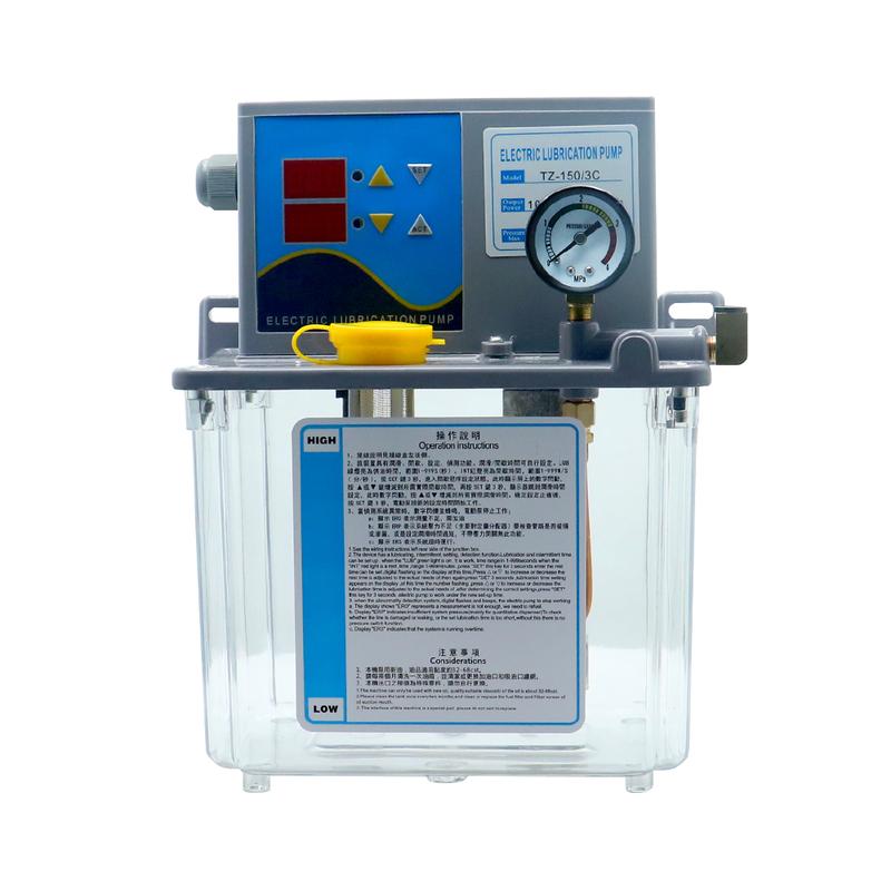 2L 3L 4L Smeerpomp Automatische Smeeroliepomp met Manometer Semi-automatische of PLC-besturing Voor CNC-draaibank