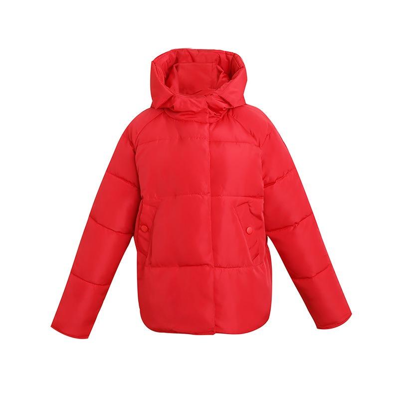 Winter Cotton-padded Clothes Women's Short Loose Bread Clothes Hooded Warm Winter Cotton-padded Clothes Women's Jackets Cotton-padded Jackets Tide