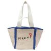 Sillo Embroidered Logo Detail Viscose Tote Bag Women Tote Bags Beige SHMP0121L0P6769ZO827