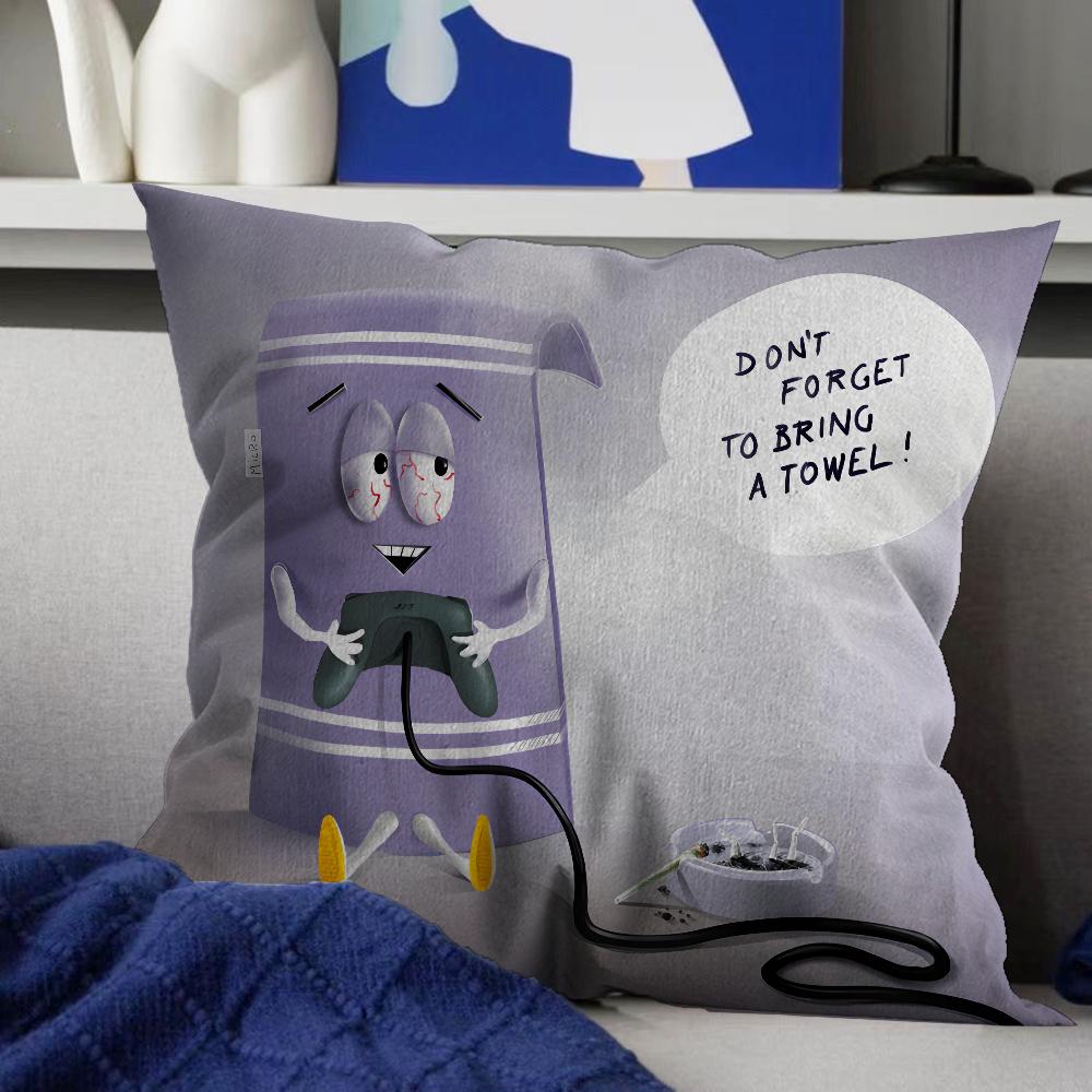 Purple Eyes Towelie Pillow Anime Pillow Sofa Bed Head Pillow Cover Cushion Cover 45x45 cm Fashion
