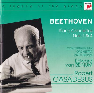 CD ROBERT CASADESUS EDWARD VAN BEINUM  Beethoven Piano Concertos 14  5033872 Sony Classical 2002 Japan Classical Used