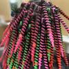 20Pcs Set Heatless Curls Mixed Color Spiral Hair Styling Tools Random Curling Rods for Cold Perming Suitable for Hair Salons