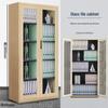 Steel Wood Grain Two-Drawer File Cabinet