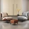 Italian Light Luxury Single Sofa Lounge Chair
