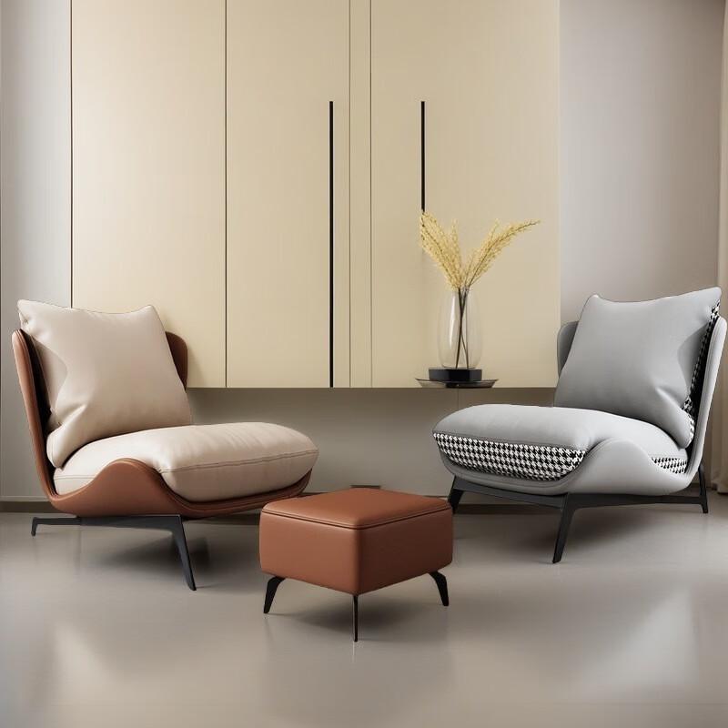 Italian Light Luxury Single Sofa Lounge Chair