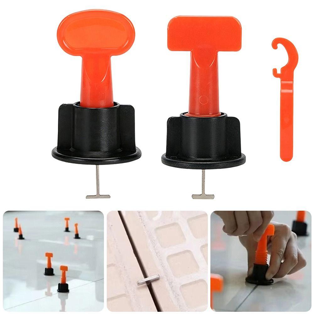 50Pcs Adjustable Tile Spacers Thickened Floor Gap Clips for Porcelain Ceramic Tile Laying