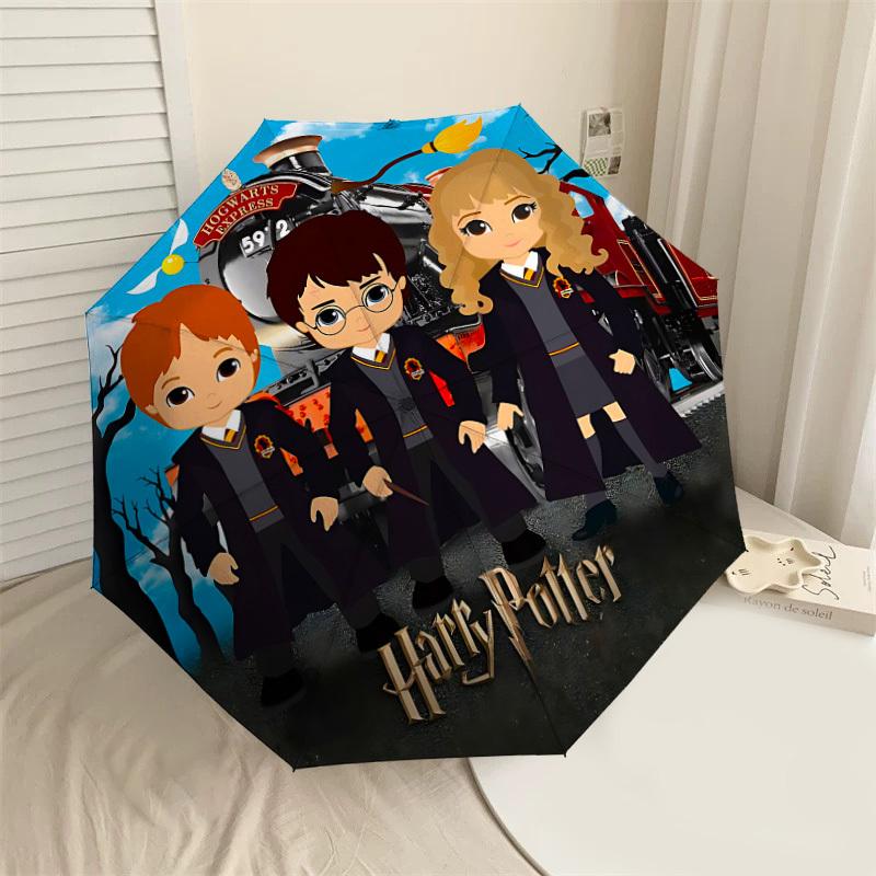

1PC Hogwarts Express Harry Potter Umbrella-8-Rib Reinforced, Automatic Open, Lightweight & Durable, Cute Fashion Accessory for Outdoor, D2704