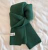 Korean ins simple solid color wool knitted scarf women's winter blue warm couple student neck scarf