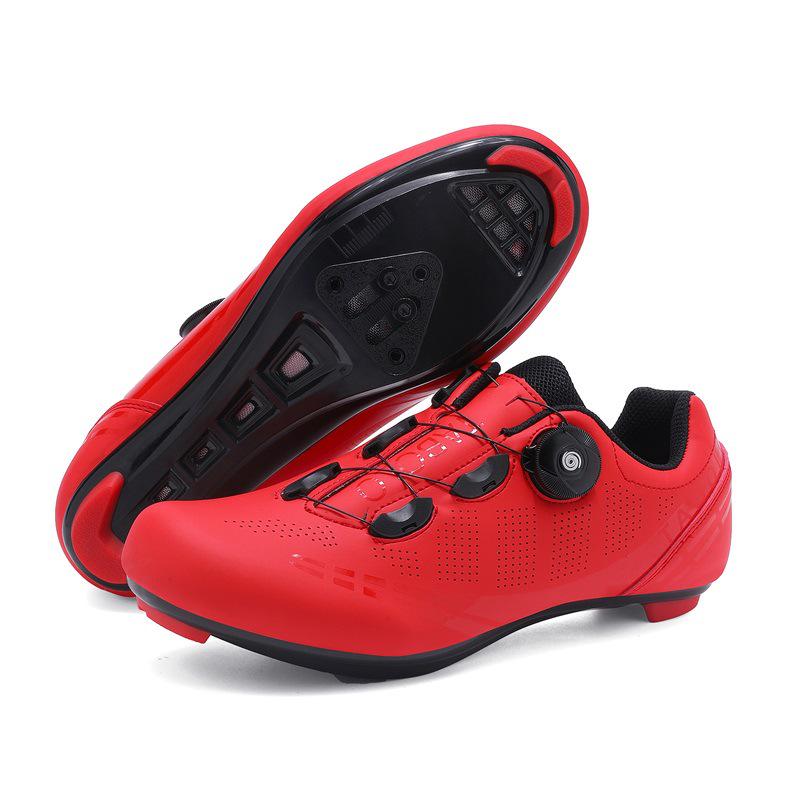 Unisex Road & Mountain Bike Cycling Shoes with Lock-Free Flat Bottom