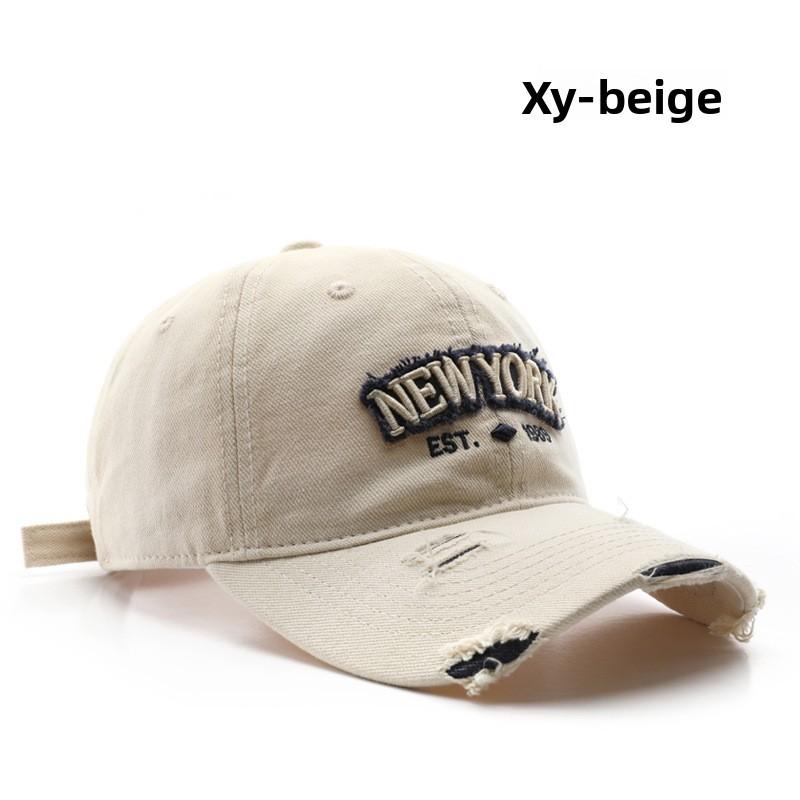 

Cotton Baseball Cap With Embroidered Letters For Men And Women Outdoor Sun Protection